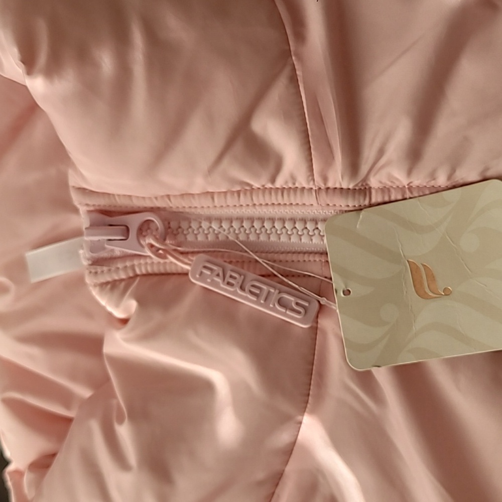 NWT Fabletics Soft Pink Shine All Weather Jacket Coat Size 4XL - Picture 6 of 13
